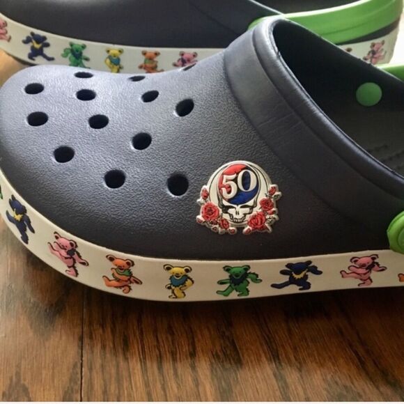 GRATEFUL DEAD CROCS 50th ANNIVERSARY M6 W8 C6.5 - Picture 2 of 11